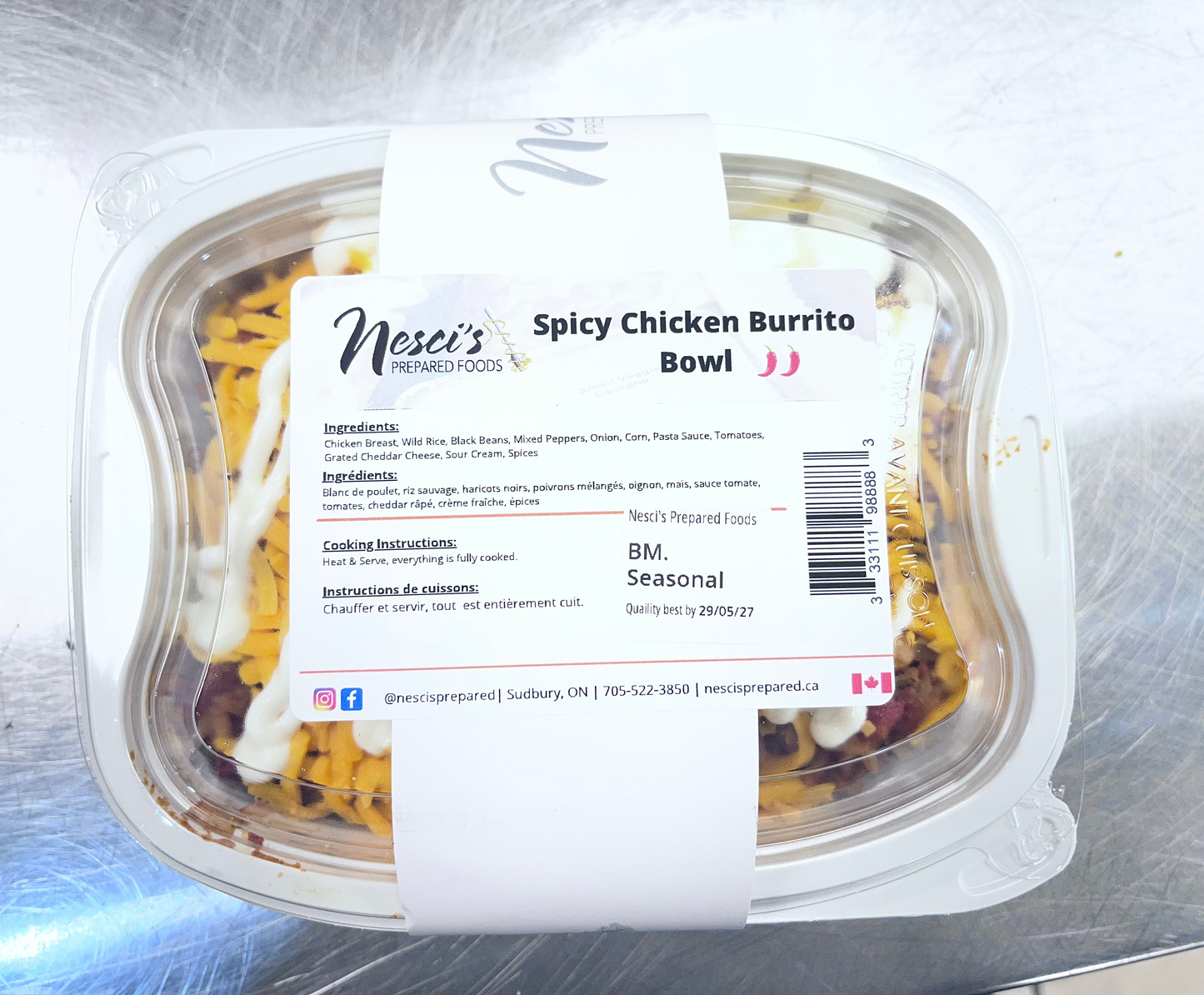 Spicy Chicken Burrito Bowl