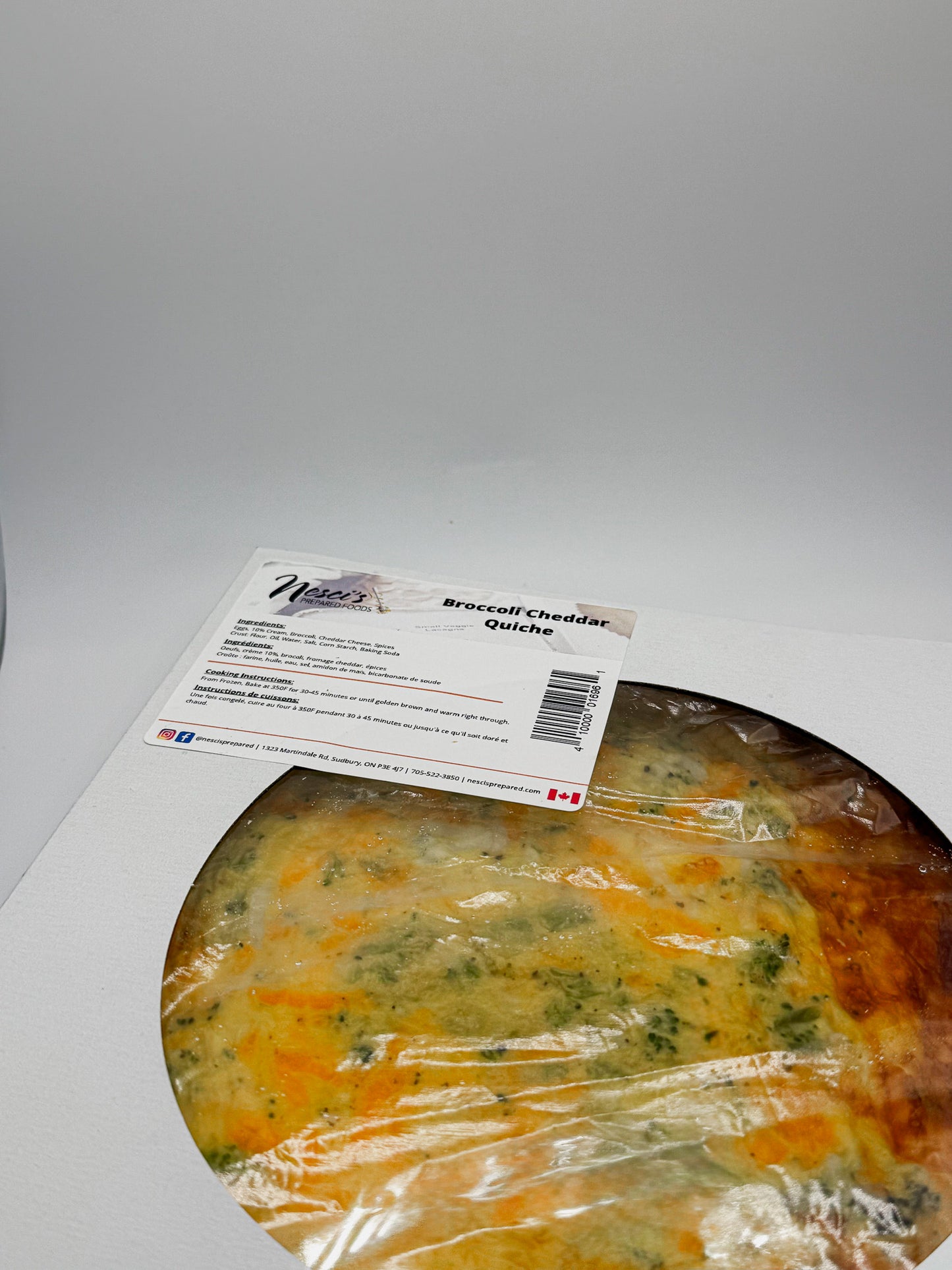Quiche - Broccoli Cheddar