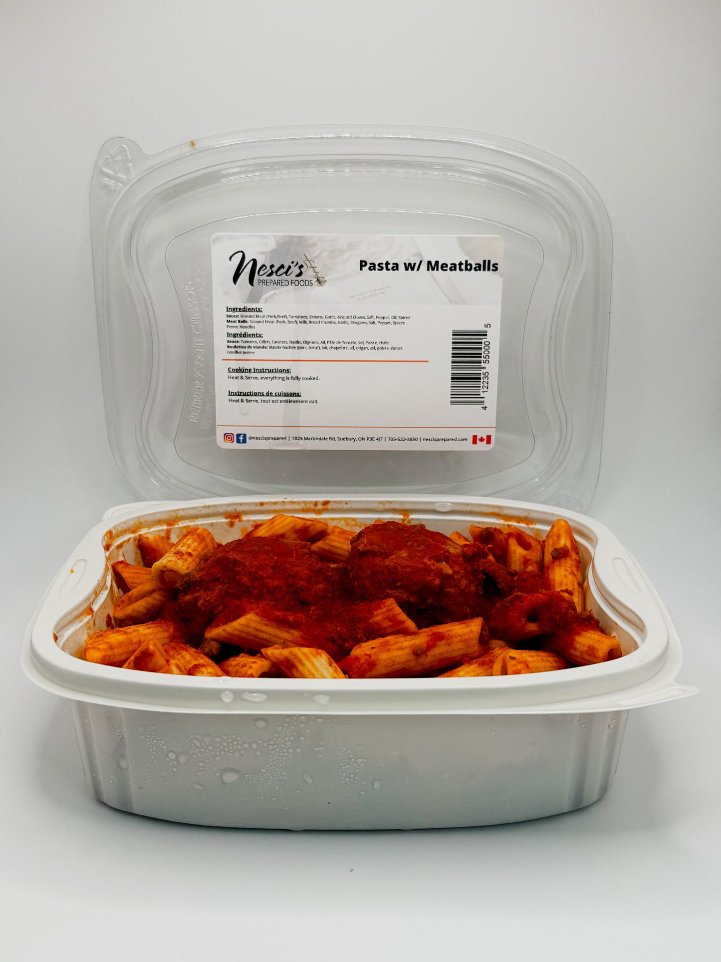 Pasta w/ Meatballs
