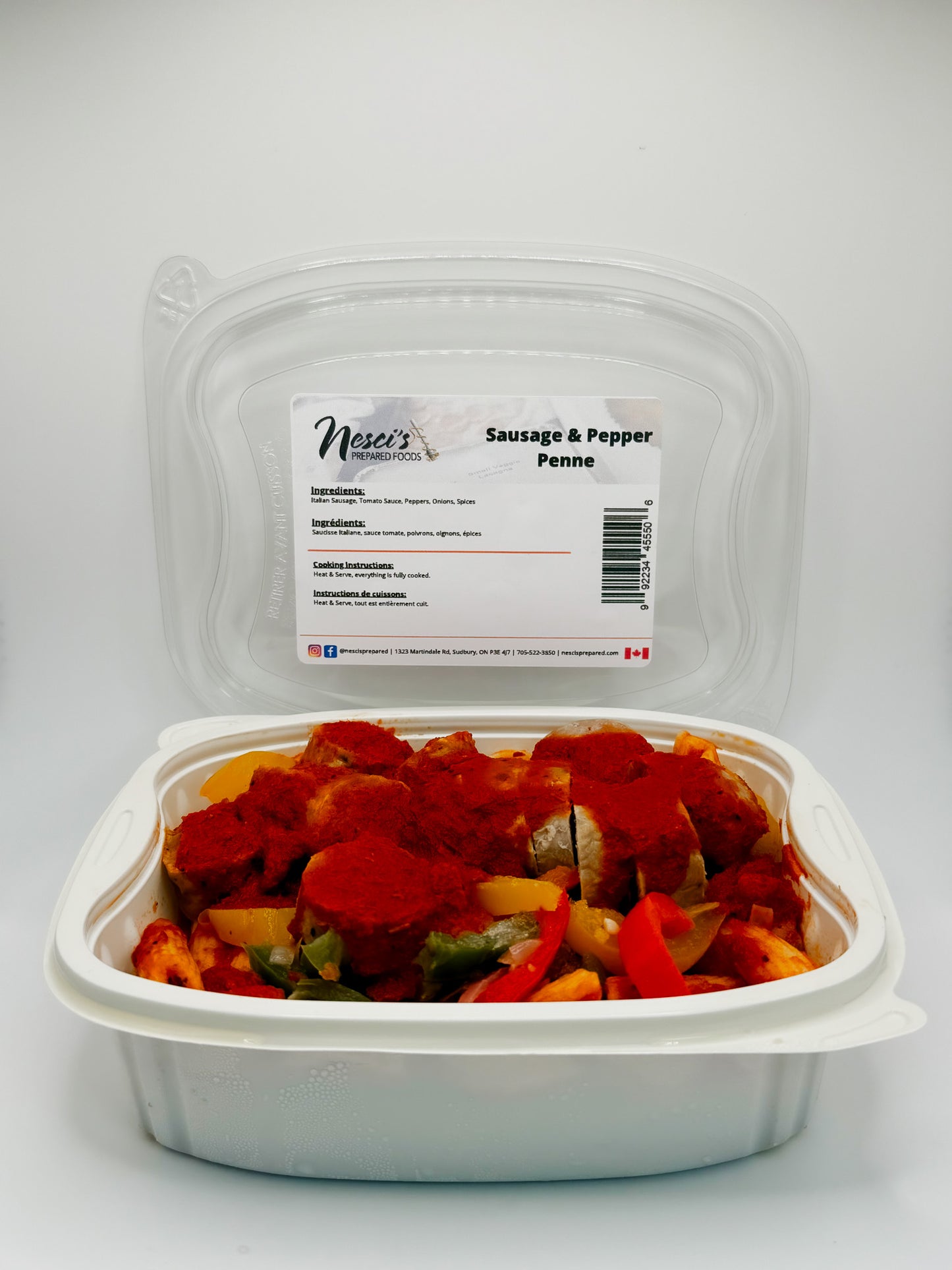 Sausage & Pepper Penne Pasta